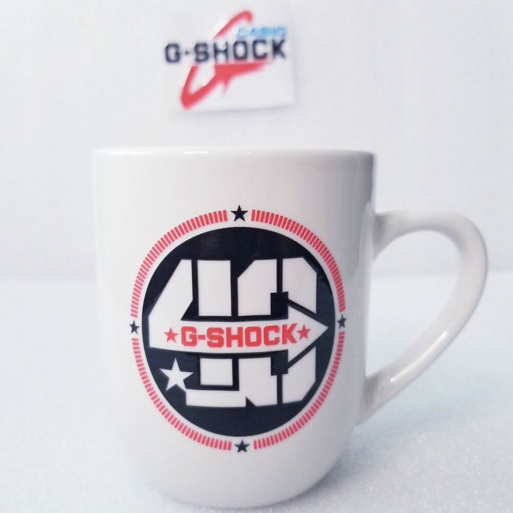 COPY - Casio G-Shock 40th anniversary custom 12 oz ceramic coffee cup mug